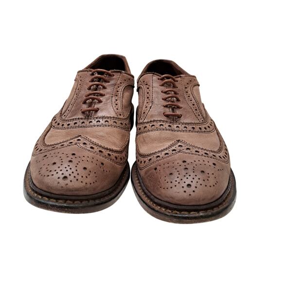 ALLEN EDMONDS Neumok Wingtip Oxford Mens 10 Brown Brogue Classic main image 5
